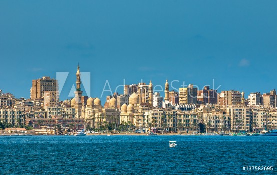 Image de View of Alexandria harbor Egypt